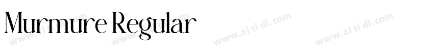Murmure Regular字体转换